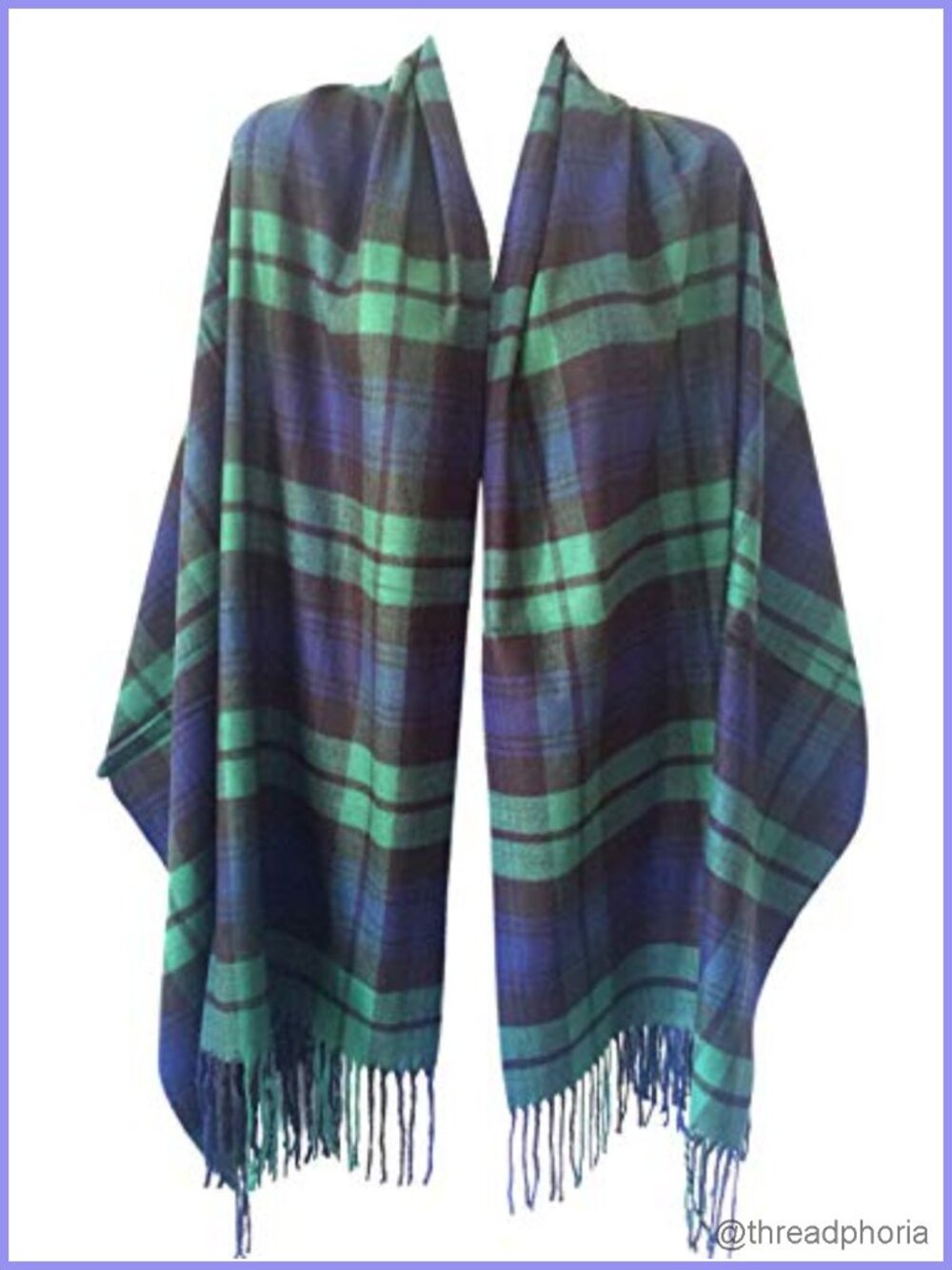 Women's Oversized Scottish Clan Tartan Plaid Cashmere Feel Shawl Wrap Winter